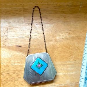 Antique Purse Compact (Guilloche)